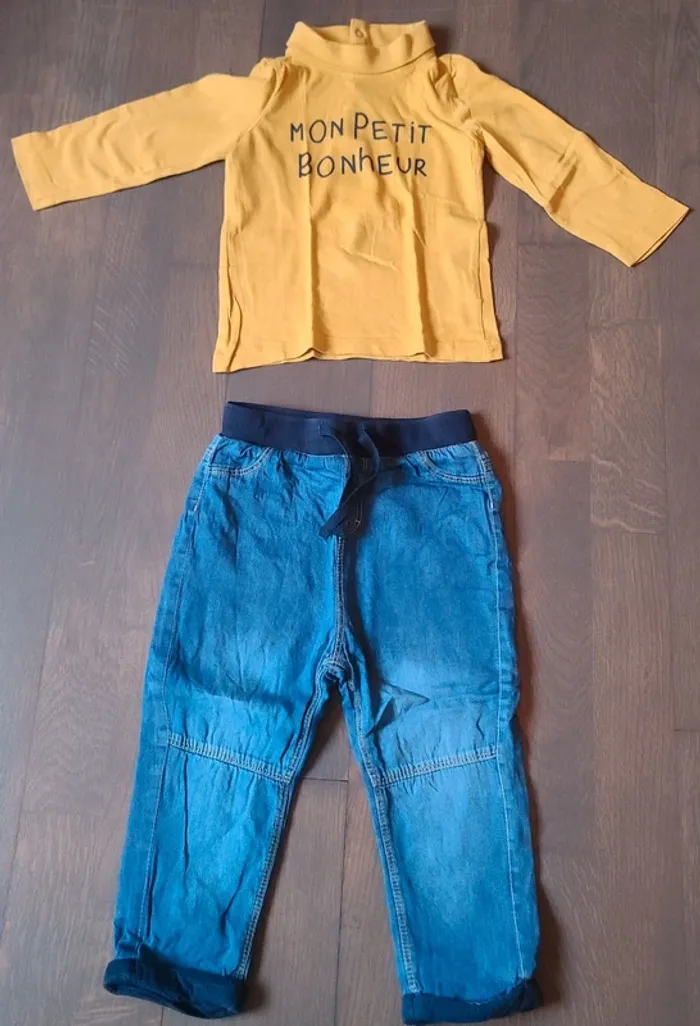 Ensemble pantalon + sous pull - photo numéro 2
