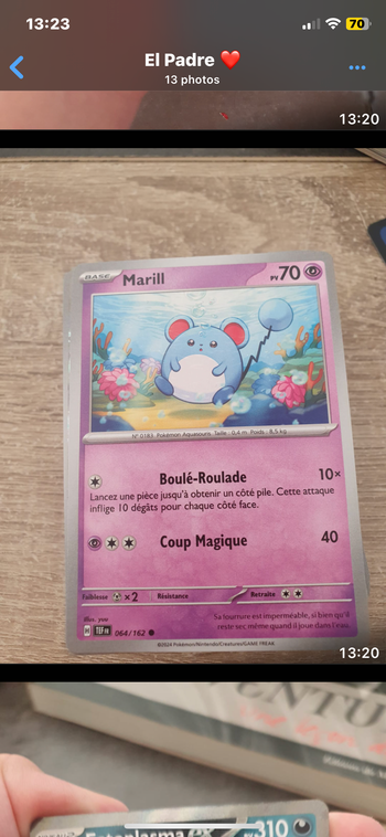 110. Cartes Pokémon.