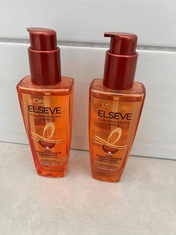 Lot Huiles Elseve Jojoba