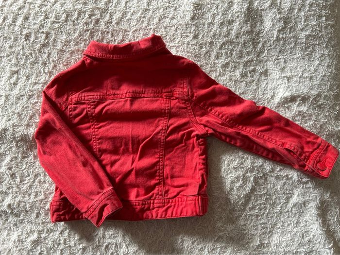 Veste en jean rouge dpam 3 ans - photo numéro 8