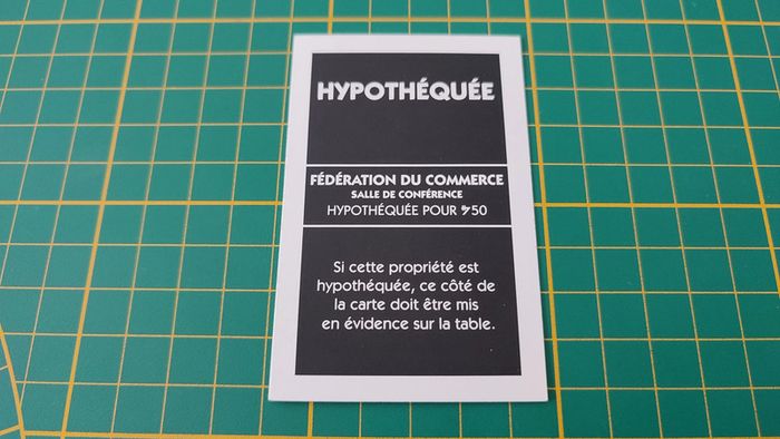 Propriété Salle de conférence pièce détachée jeu de société Monopoly Star Wars épisode 1 #A81 - photo numéro 2