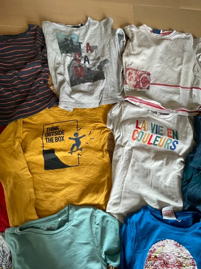 Lot 18 t shirt manche longues - photo numéro 7
