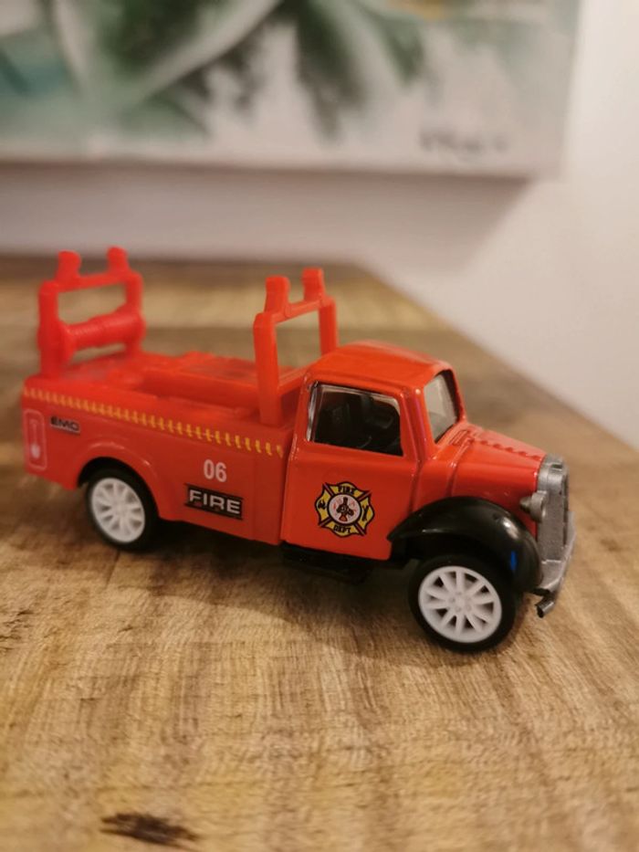 🔥Camion de pompier véhicule voiture rouge jouet enfant collection - photo numéro 2