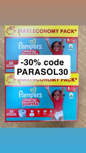 172 couches culotte taille 5 Pampers baby dry Pants