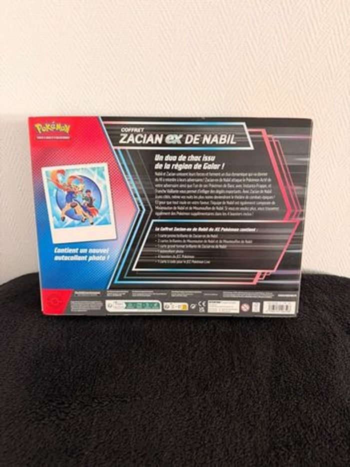 Coffret Pokémon Zacian ex de Nabil – Scellé FR – EV02 EV08 EV09 - photo numéro 2
