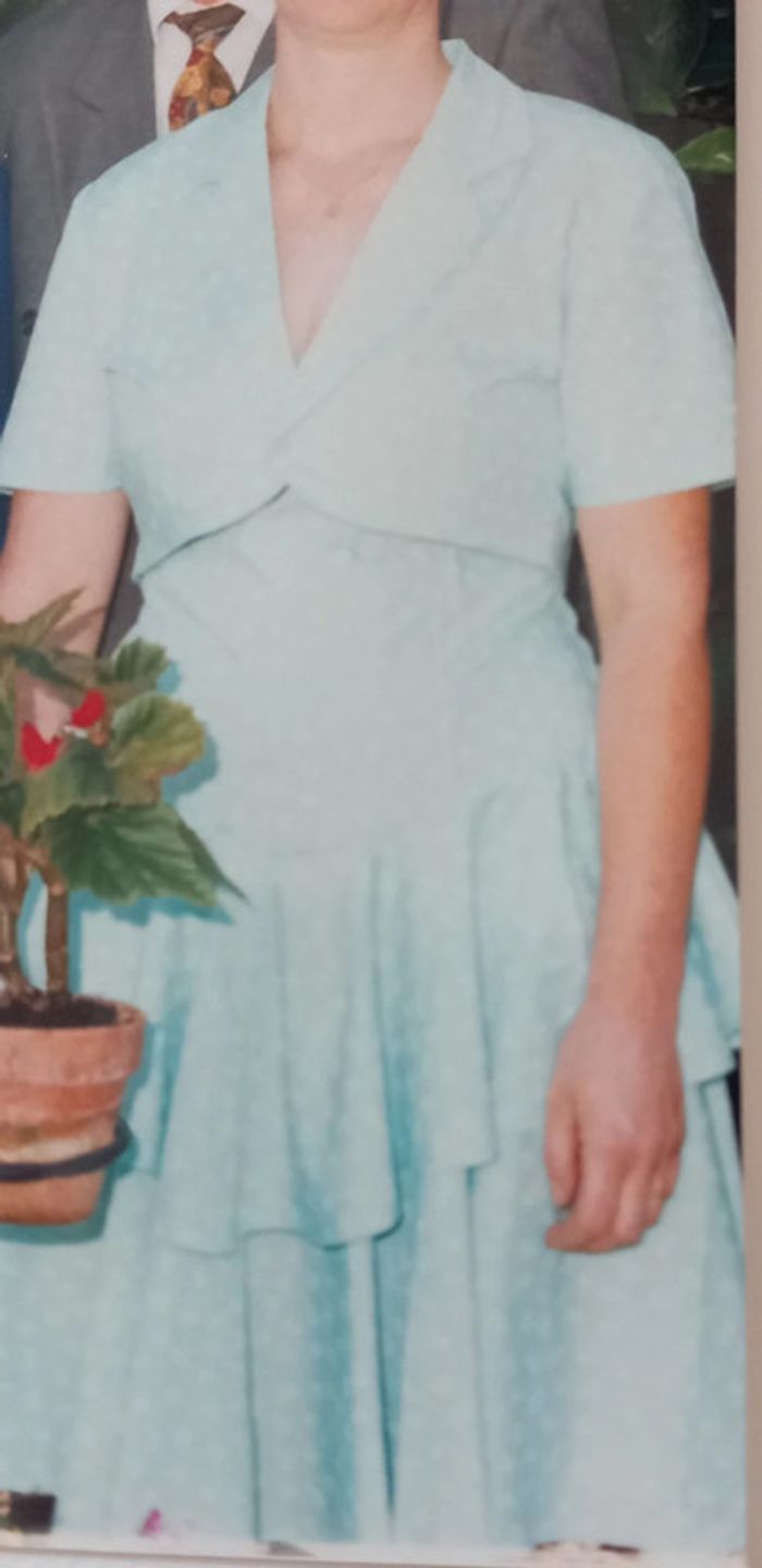 Robe a bretelle+ boléro T44 comme Neuf - photo numéro 7