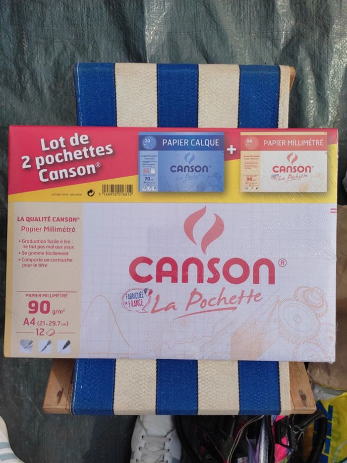Lot de canson