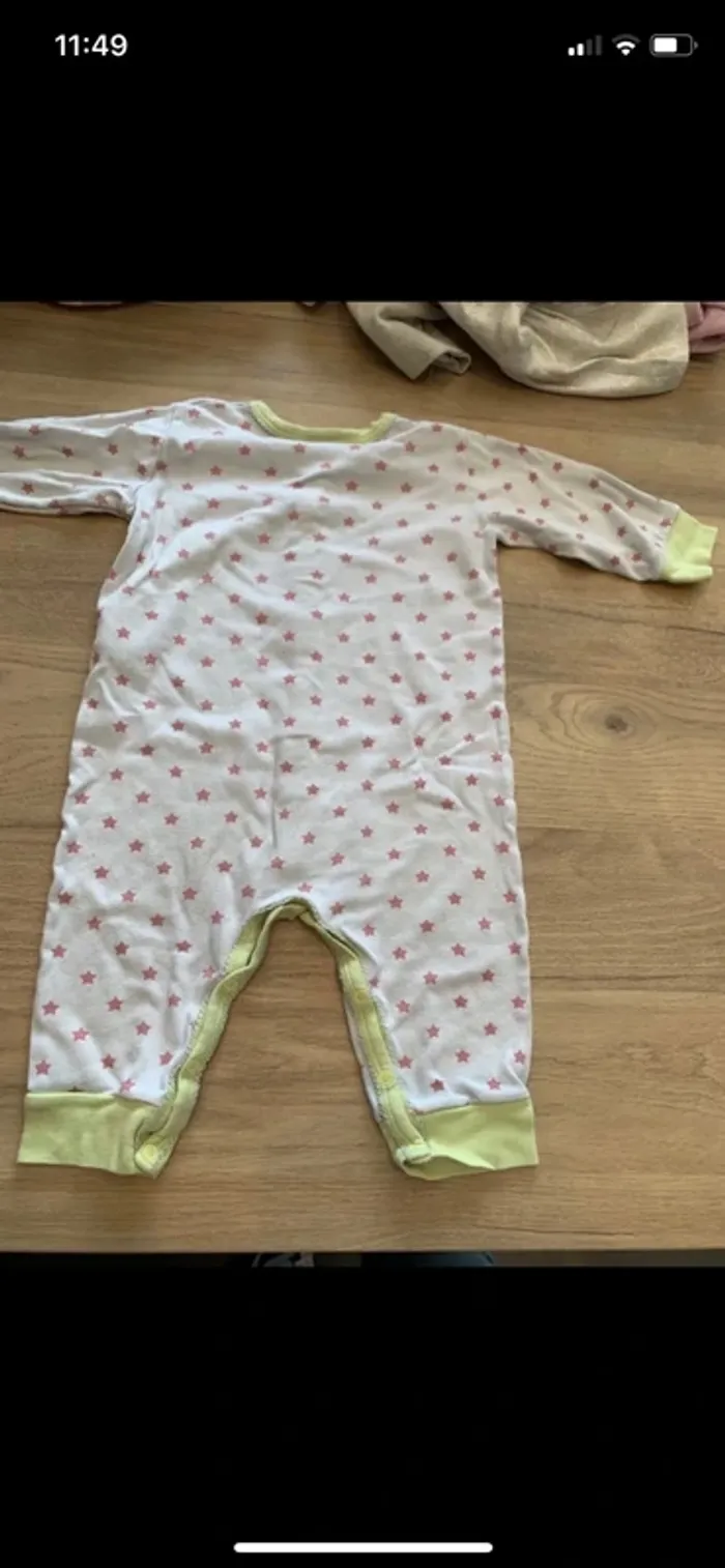 Pyjama léger petit bateau taille 12 mois - photo numéro 4