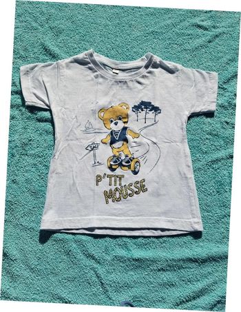 T-Shirt Manches Courtes 0/2 ans 100% coton