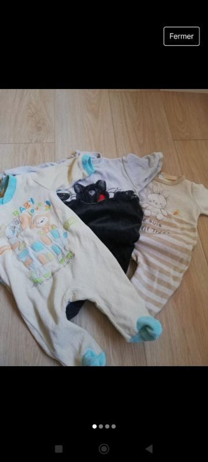 Lot de 3 pyjamas