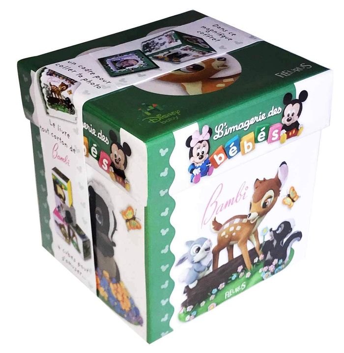 IMAGERIE DES BEBES Bambi : Avec 4 cubes de jeux et 1 cadre