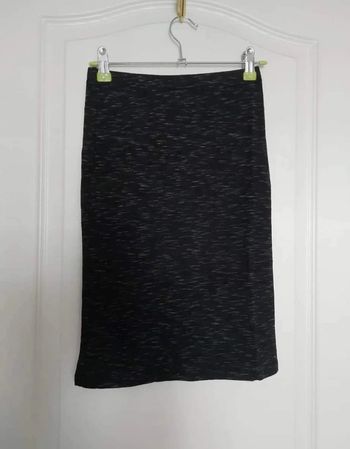 Jupe noir chiné