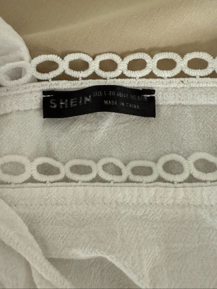 Robe blanche shein taille 40/42 - photo numéro 3