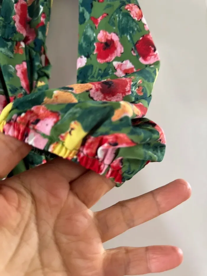 Robe d’été imprimé fleuri taille S/M lillie rose - photo numéro 8