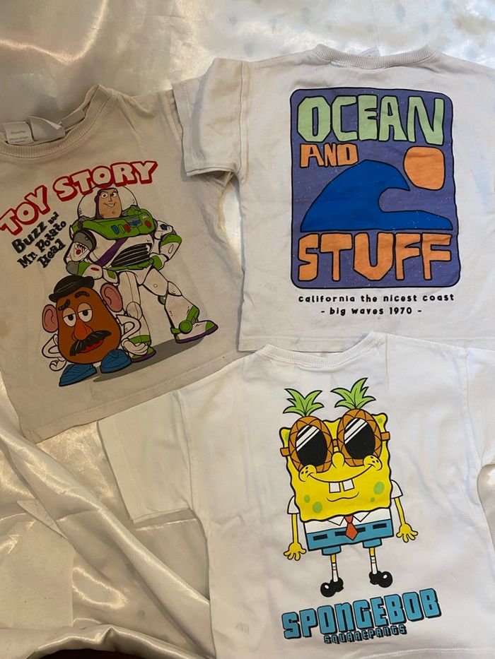 Lot 3 tee shirt Zara 18 mois