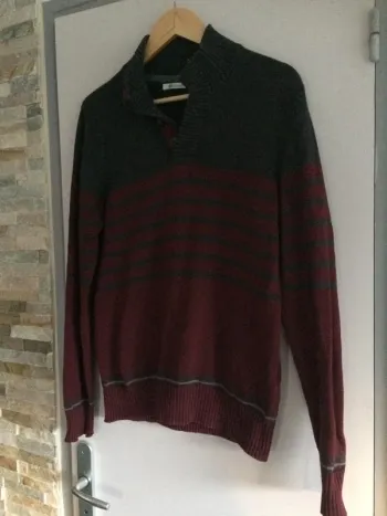 Pull homme rayé 36