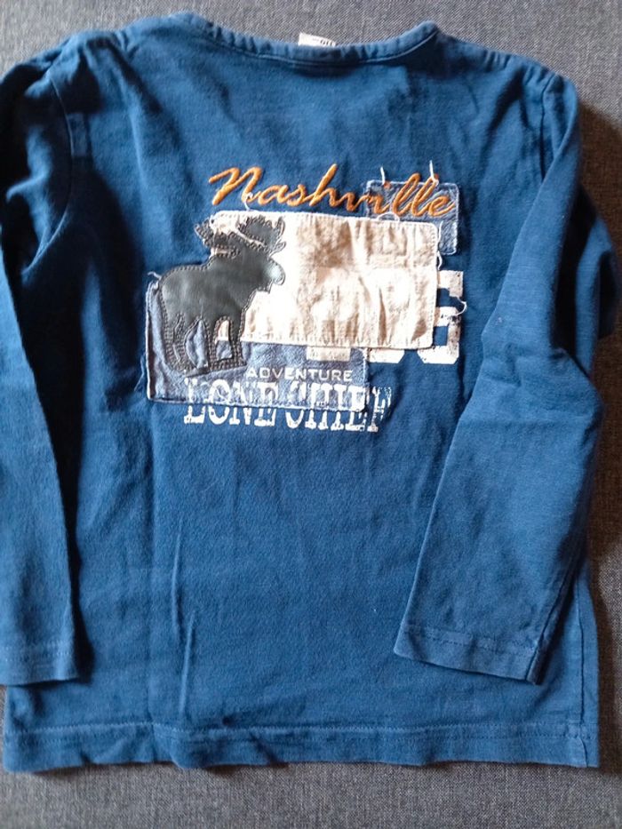 Lot de 3 tee shirts manches longues 5 ans - photo numéro 4