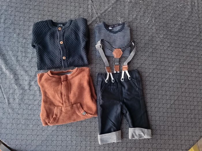 Lot 4 vêtements automne hiver taille 1 mois - photo numéro 2