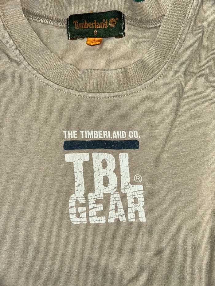 Pull léger beige 8 ans garçon Timberland - photo numéro 2