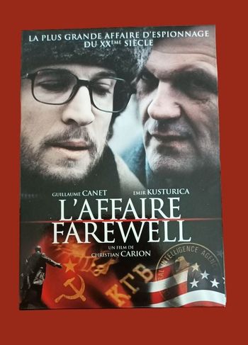 DVD L'Affaire Farewell (Guillaume Canet)
