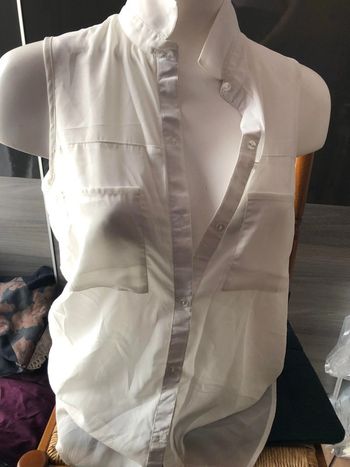 Chemise sans manche transparente femme taille 36