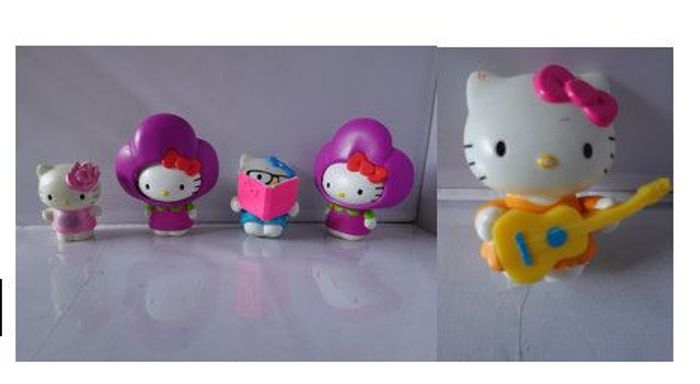 Lot de 5 figurines Hello Kitty