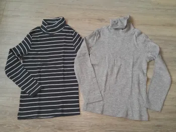 Lot sous pull avec col