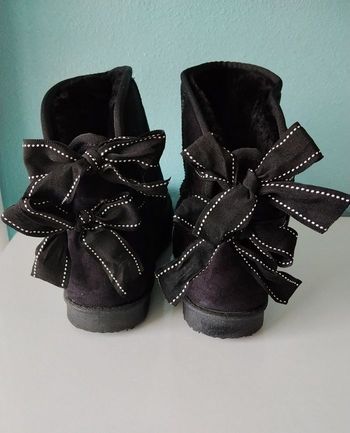 Bottines fourrées mollets large 