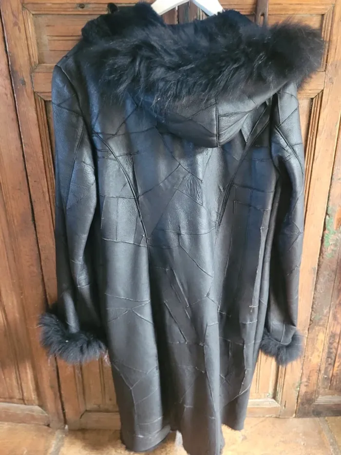 Manteau vintage cuir - photo numéro 10
