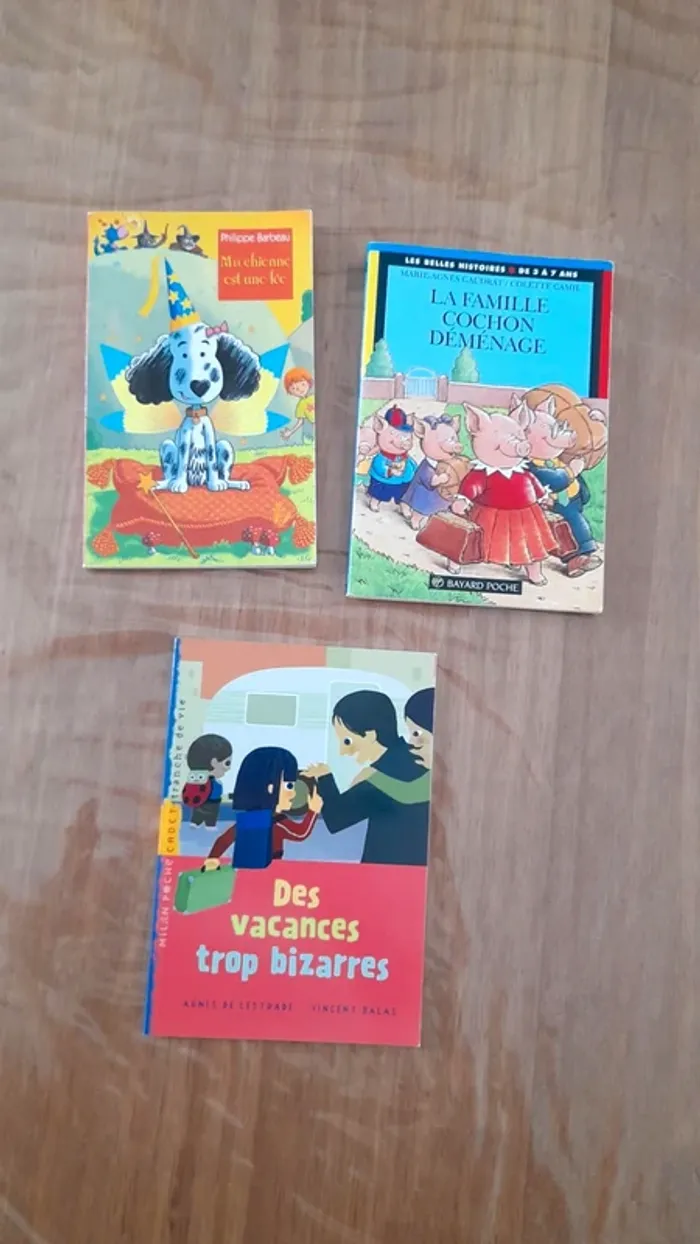Lot 3 livres jeunesse