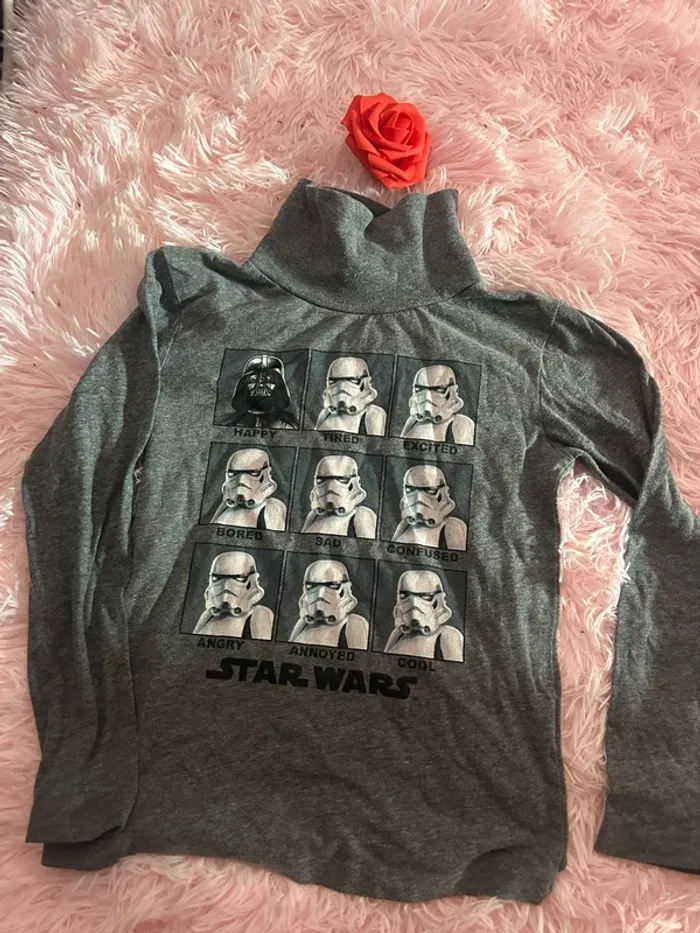 Pull à col roulé star wars