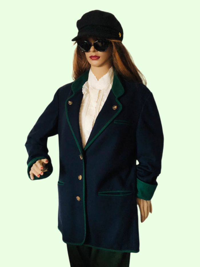 🇦🇹Blazer vintage pure laine vierge autrichien Trachten Tyrol wool blazer🇦🇹 - photo numéro 4