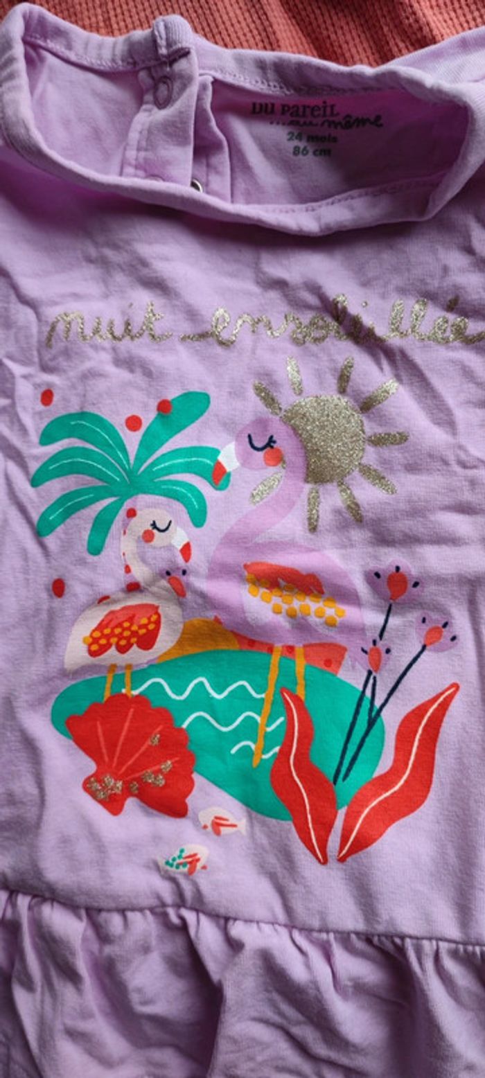 Lot de 3 barboteuses été fille 24 mois - photo numéro 3