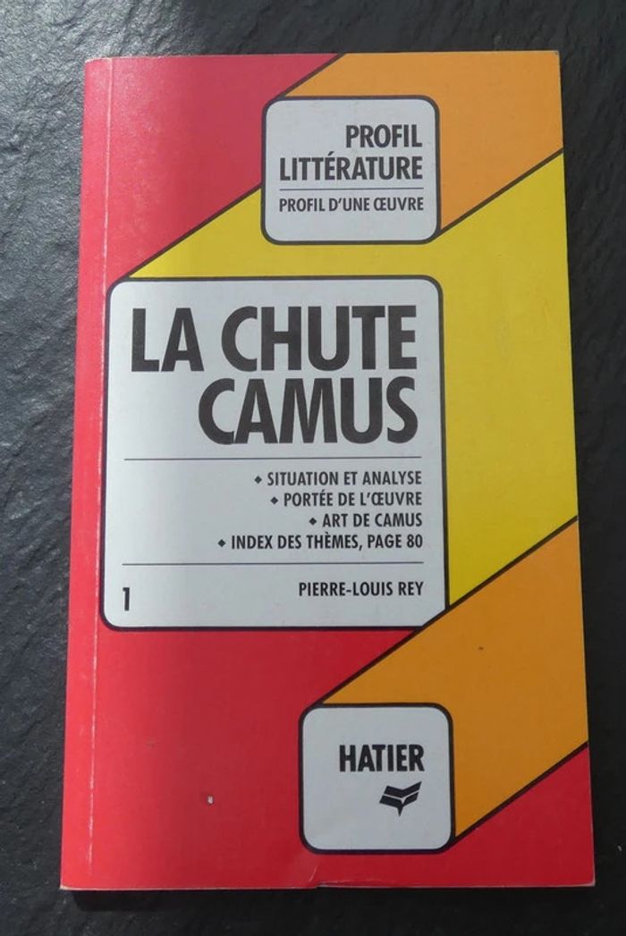 Livre : Profil d'une oeuvre "la Chute" de Camus neuf