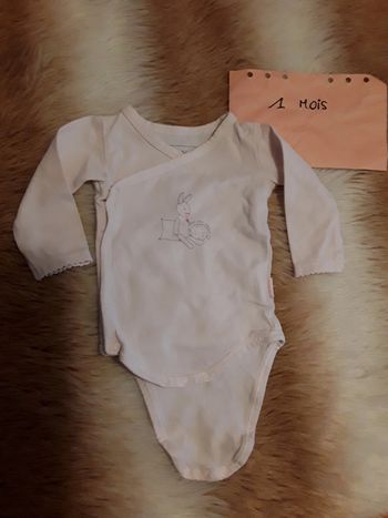 Body bébé fille 1 mois