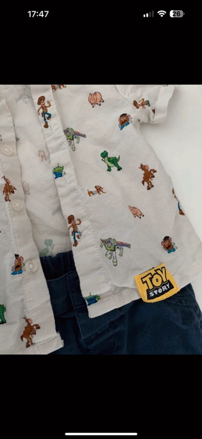 Chemise + short toy story - photo numéro 2