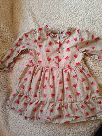 robe coquelicot 12 mois
