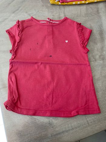 Maillot rose avec cœur