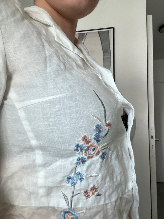 Blouse blanche Gérard Darel – Taille S Excellent état | Broderies délicates | Parfaite pour l’été - photo numéro 6