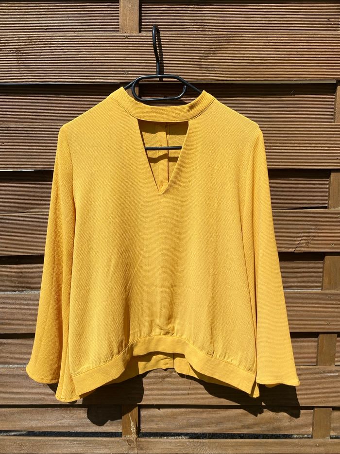 Blouse moutarde Edji