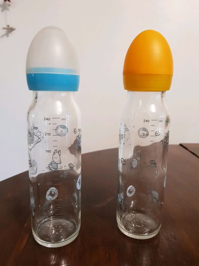 Biberons en verre