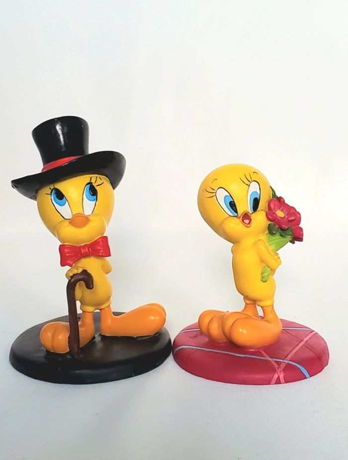 Figurines en résine sur socle Titi - Titi et Grosminet