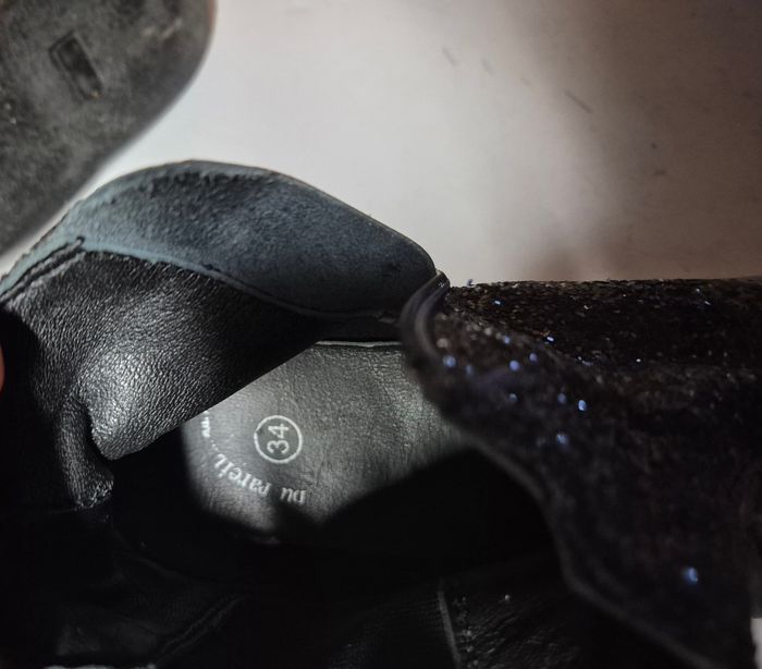 Bottines fille du pareil au même cuir taille 34 bleu marine - photo numéro 6