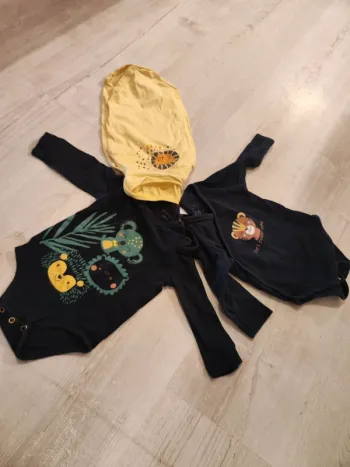 Lot 3 bodys 6 mois