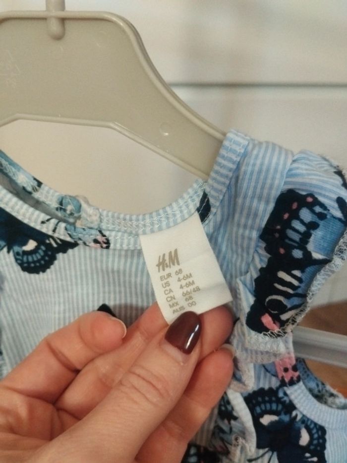 Lot de 4 robes bébé fille taille 6 mois 68cm - photo numéro 8