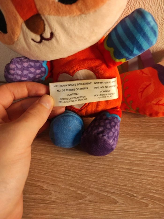Peluche musicale renard – VTech Baby – Éveil sensoriel et sonore - photo numéro 5