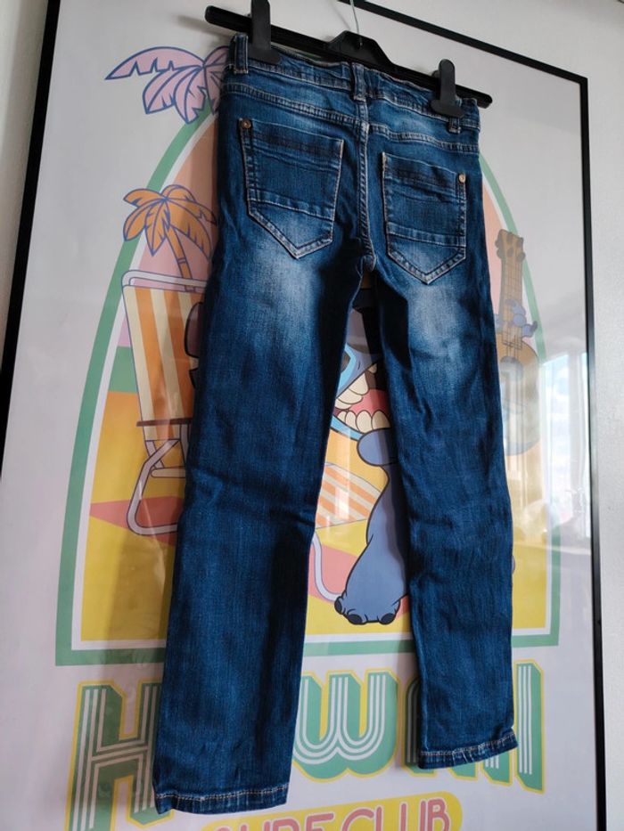 Jean bleu skinny fit Kiabi 6 ans - photo numéro 4