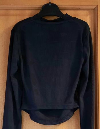 Crop top noir Shein XS