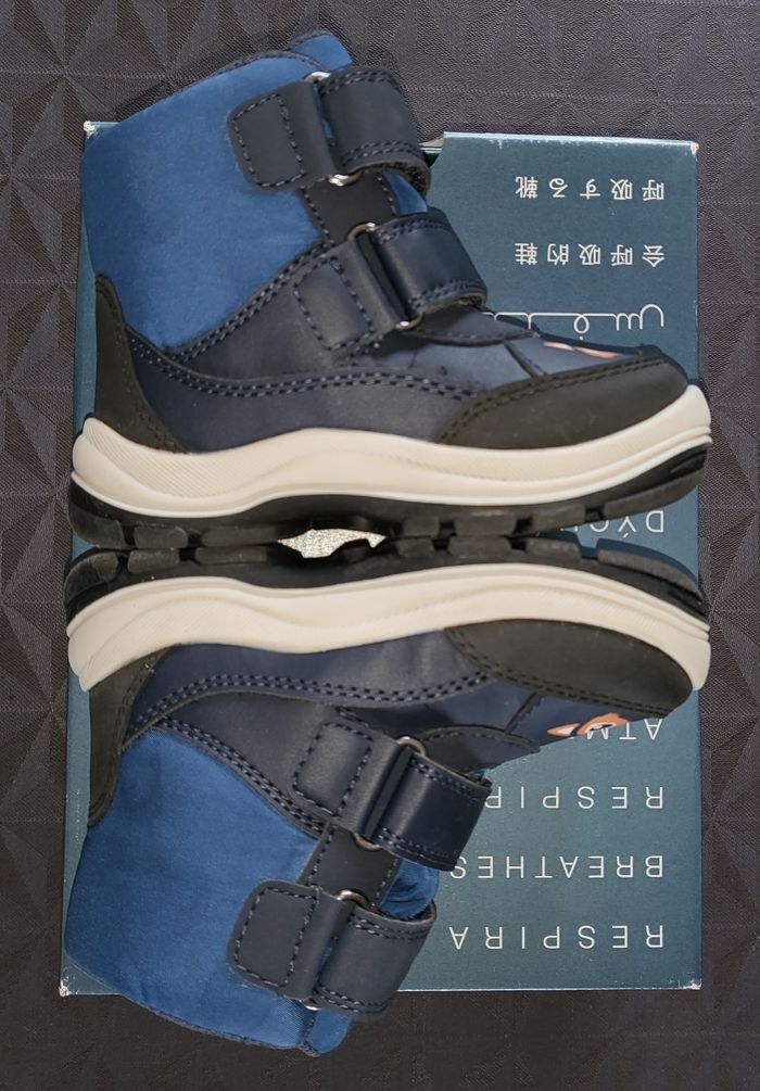 Bottes neige pluie 23 Geox fox bleues - photo numéro 4