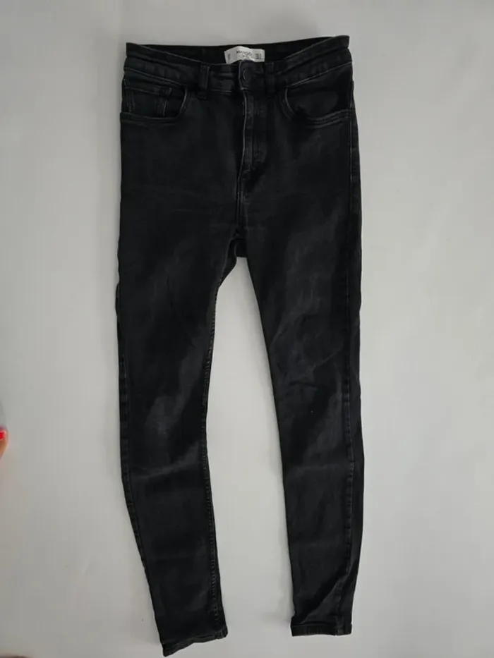 Jean skinny taille haute mango